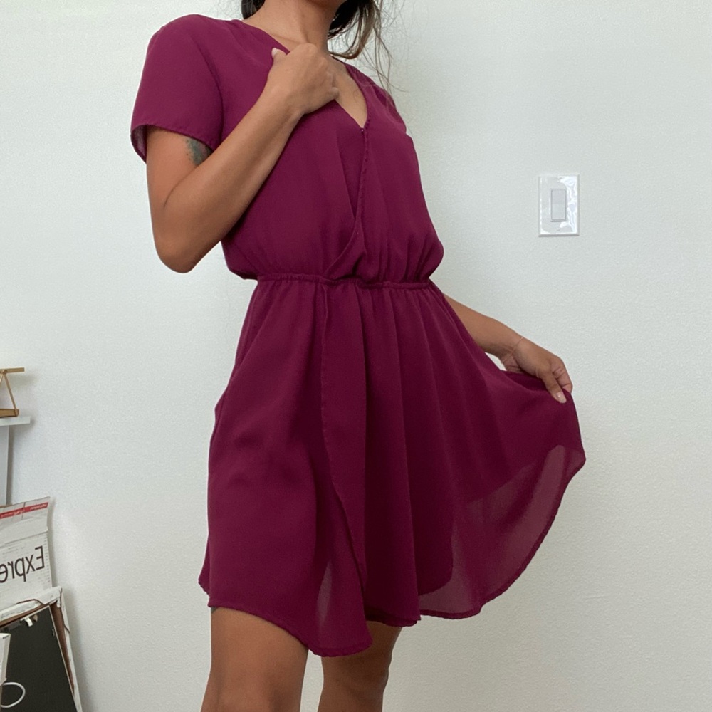 Burgundy Dress 🍁